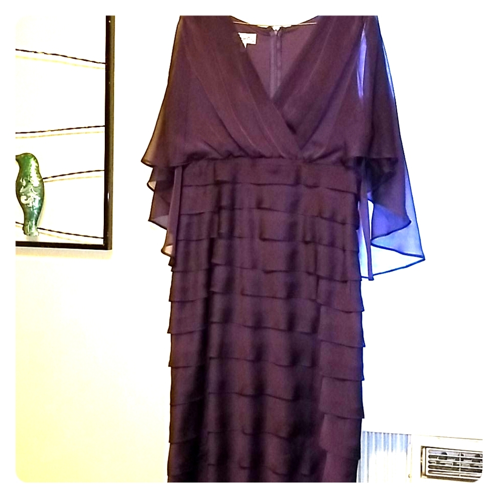 Plum formal dress
